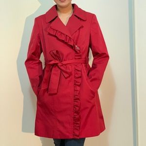 Cleo brand Red Trench Coat
